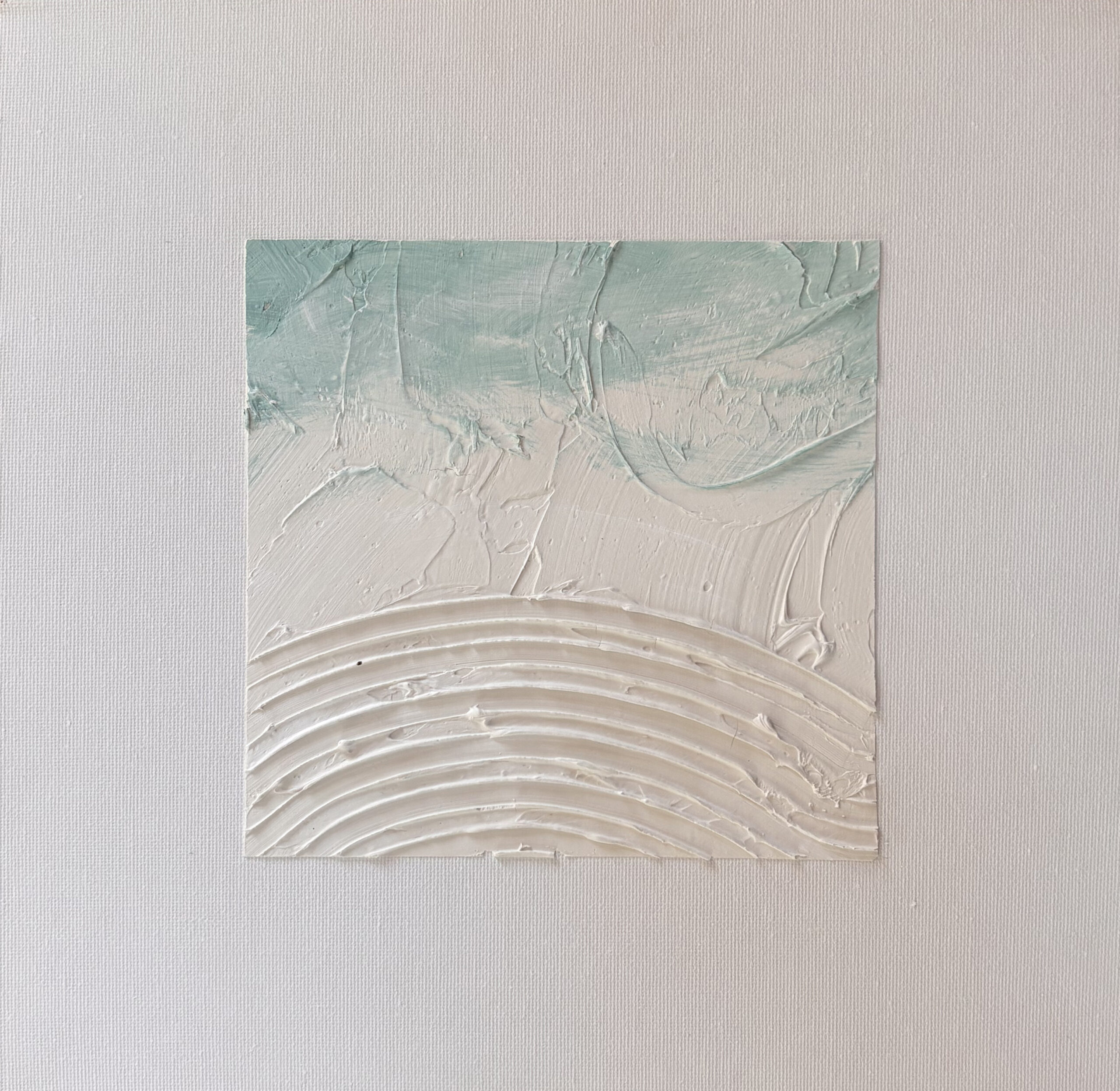 Beach textured sea